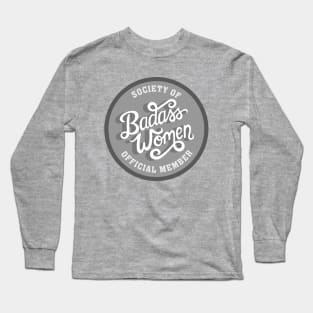 Badass Women Badge Long Sleeve T-Shirt